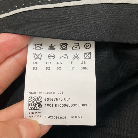 Hugo Boss men’s pant sz 36 black - Picture 7 of 9